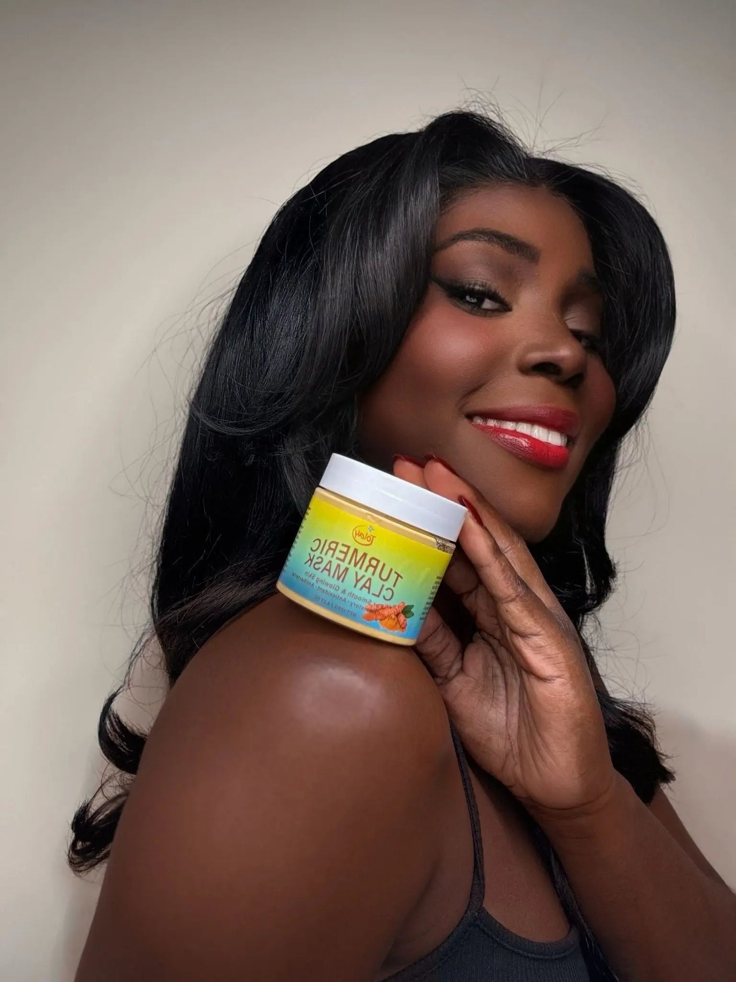 Tolay Turmeric Clay Mask – Natural Detox & Glow Treatment with Turmeric, Kaolin Clay, and Aloe Vera for Clear, Radiant Skin mytolay