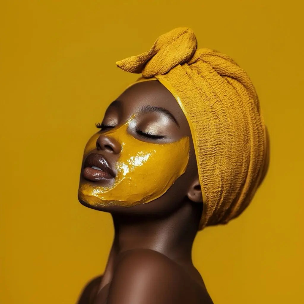 Tolay Turmeric Clay Mask – Natural Detox & Glow Treatment with Turmeric, Kaolin Clay, and Aloe Vera for Clear, Radiant Skin mytolay