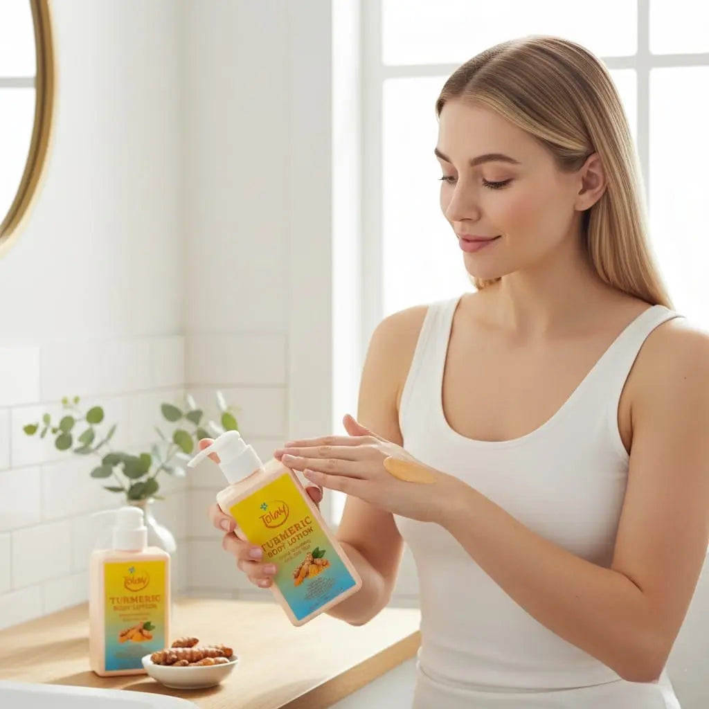 Turmeric Body Lotion – Deeply Nourishing, Hydrating & Brightening Moisturizer mytolay