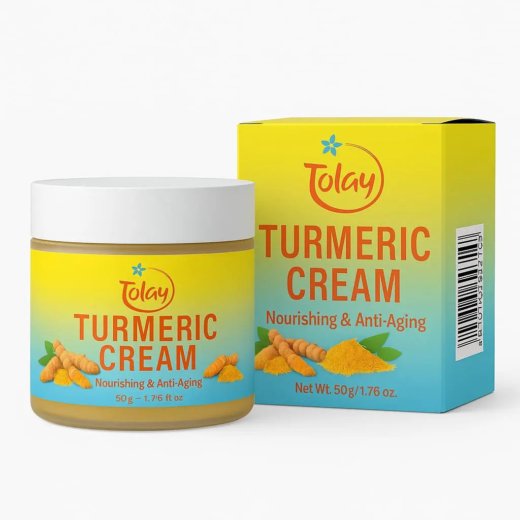 Tolay Turmeric Cream – Luxurious Turmeric-Infused Anti-Aging Formula that Restores Elasticity, Brightens Skin Tone & Revives Youthful Radiance - mytolay