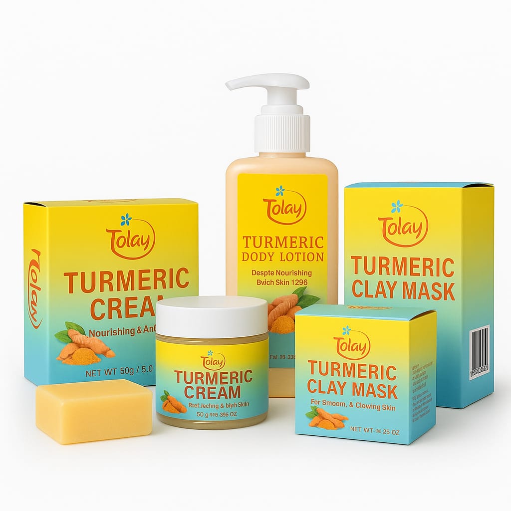 Tolay Turmeric Soap – Brightening & Deep Cleansing Bar for Face and Body, with Natural Turmeric, Honey & Shea Butter for Smooth, Glowing Skin