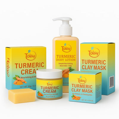 Tolay Turmeric Soap – Brightening & Deep Cleansing Bar for Face and Body, with Natural Turmeric, Honey & Shea Butter for Smooth, Glowing Skin