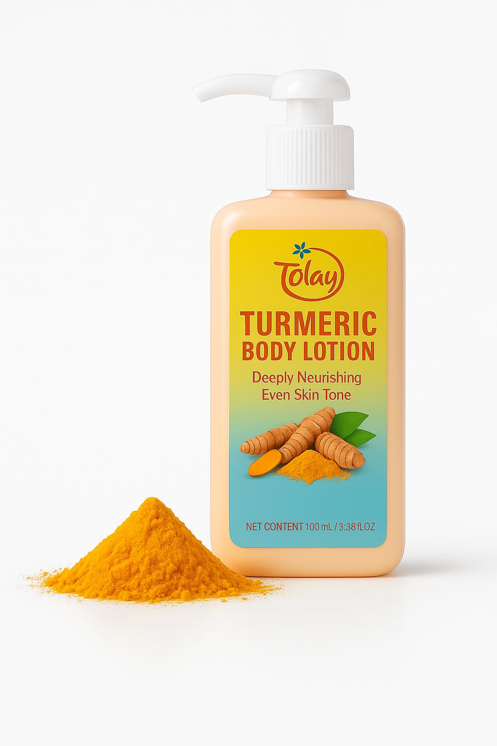 Tolay Turmeric Body Lotion – Deeply Nourishing, Hydrating & Brightening Moisturizer with Natural Turmeric, Vitamin E & Aloe Vera for Smooth, Even-Toned, Glowing Skin