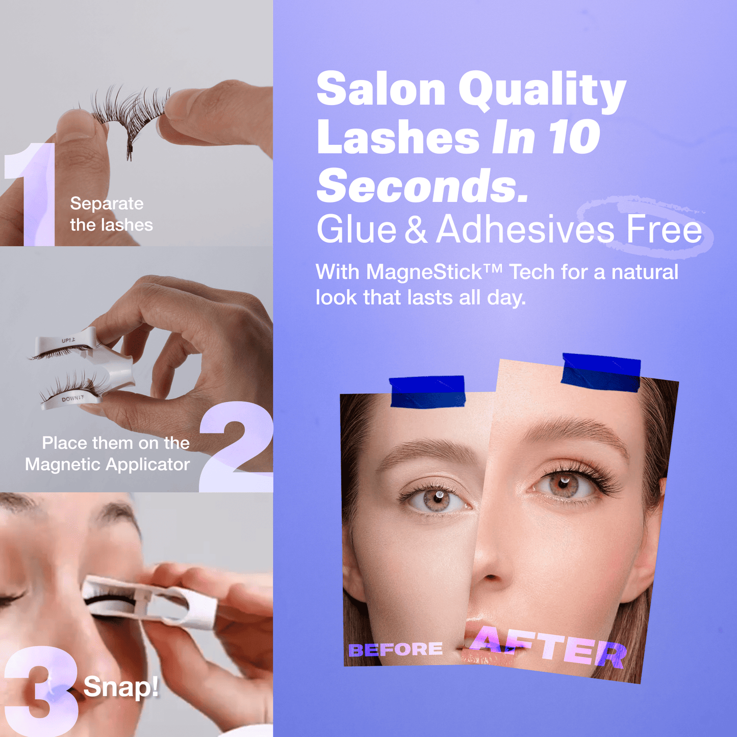 Giani Snap On™ Magnetic Lashes